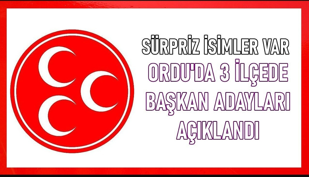 Akpartiden aday adayı oldu MHP adayı olarak seçime girecek