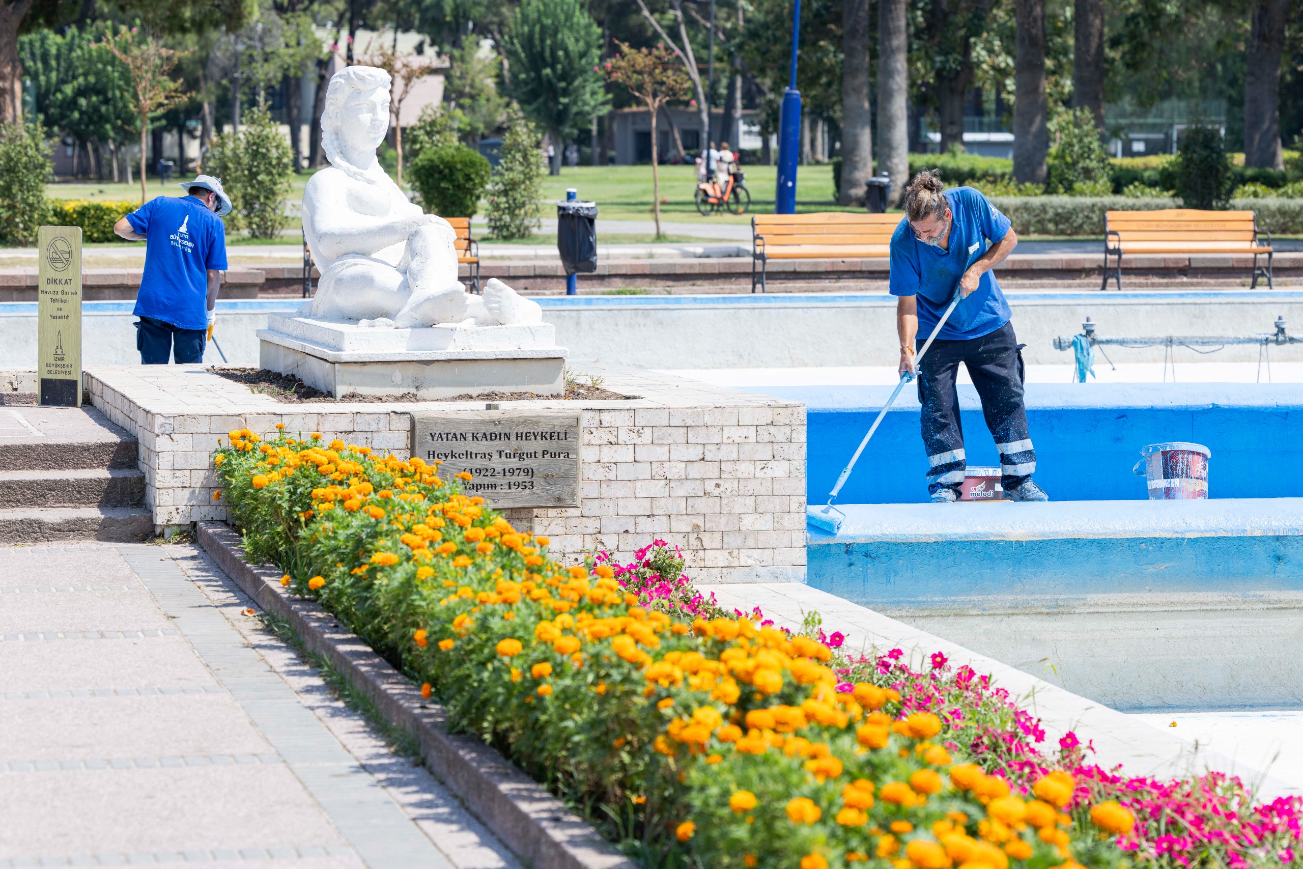 95. İzmir Enternasyonal Fuarı öncesi Kültürpark’ta hazırlıklar hızlandı 95. İzmir Enternasyonal Fuarı öncesi Kültürpark’ta hazırlıklar hızlandı