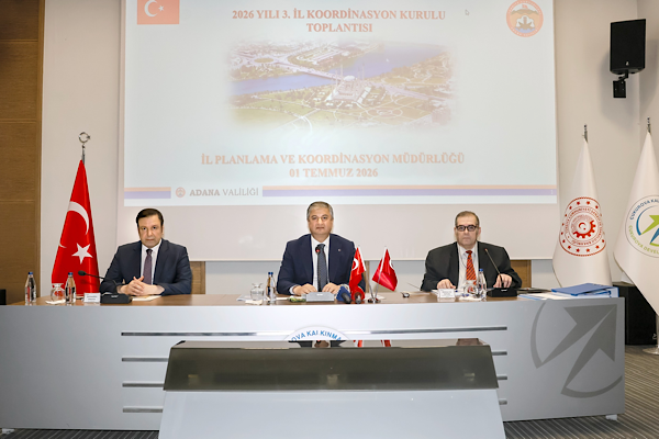 Adana’da 2026 Yılı 3. İl Koordinasyon kurulu toplantısı yapıldı Adana’da 2026 Yılı 3. İl Koordinasyon kurulu toplantısı yapıldı