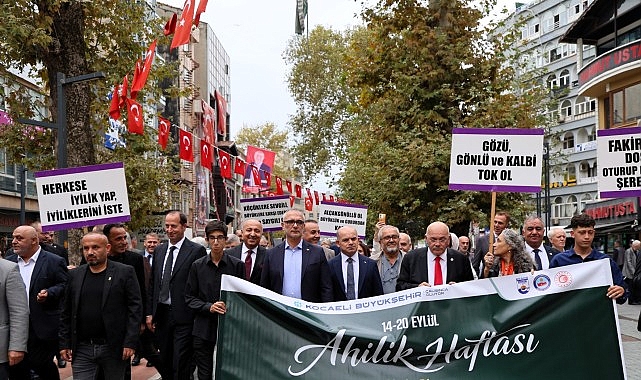 Ahiliğin emek ve ahlak mirası Kocaeli'de yaşatıldı Ahiliğin emek ve ahlak mirası Kocaeli'de yaşatıldı