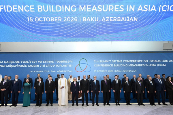Aliyev, CICA 7. Zirvesi’nde konuştu Aliyev, CICA 7. Zirvesi’nde konuştu