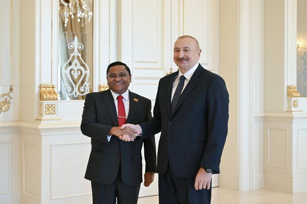 Aliyev, Sri Lanka Dışişleri Bakanı Vijitha Herath’ı kabul etti Aliyev, Sri Lanka Dışişleri Bakanı Vijitha Herath’ı kabul etti
