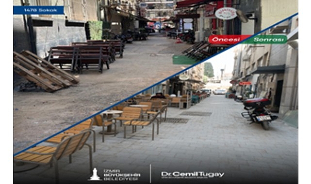 Alsancak'ın kalbinde altyapının ardından sıra üstyapıda Alsancak'ın kalbinde altyapının ardından sıra üstyapıda