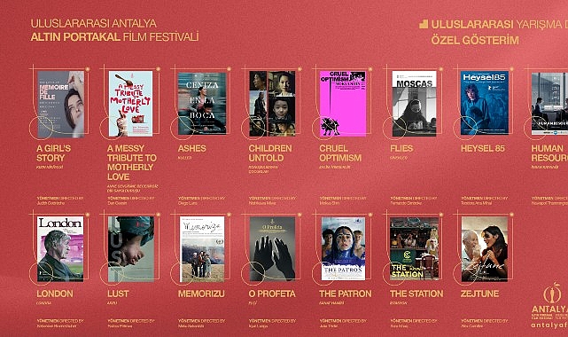 Altın Portakal'da Uluslararası Yarışma Dışı Filmler Açıklandı Altın Portakal'da Uluslararası Yarışma Dışı Filmler Açıklandı