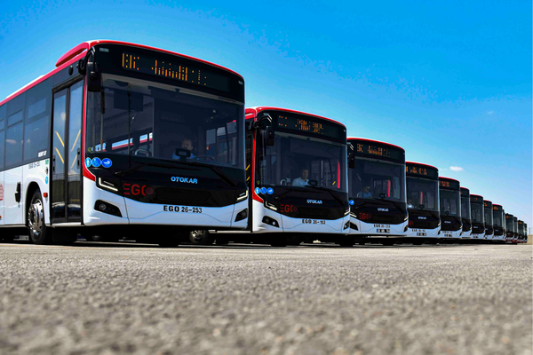 Ankara'da EGO filosuna 20 yeni otobüs eklendi Ankara'da EGO filosuna 20 yeni otobüs eklendi