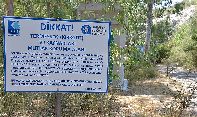 ASAT'tan Kırkgöz su kaynaklarına kararlı koruma ASAT'tan Kırkgöz su kaynaklarına kararlı koruma