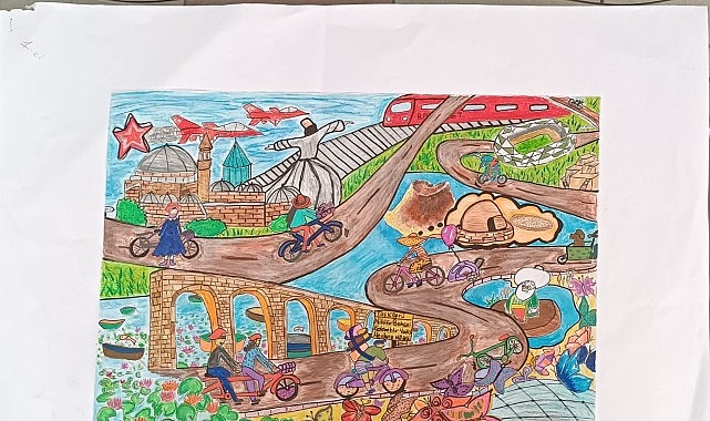 Avrupa Bisiklet Başkenti Konya Resim Yarışması Sonuçlandı Avrupa Bisiklet Başkenti Konya Resim Yarışması Sonuçlandı