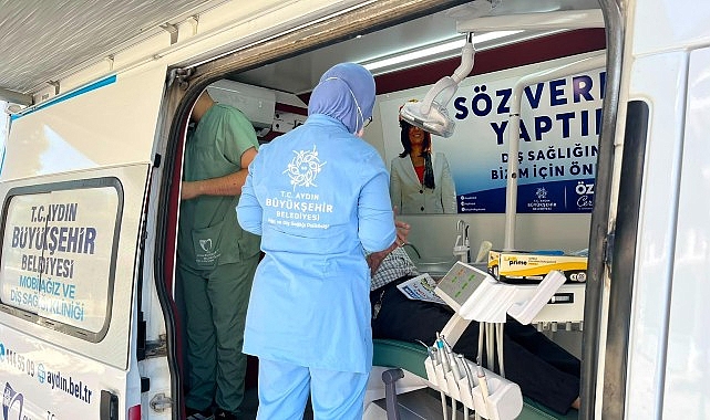 Aydın Büyükşehir Belediyesi Mobil Ağız ve Diş Sağlığı Klinikleri'ne Efeler, Çine ve Buharkent'te Yoğun İlgi Aydın Büyükşehir Belediyesi Mobil Ağız ve Diş Sağlığı Klinikleri'ne Efeler, Çine ve Buharkent'te Yoğun İlgi