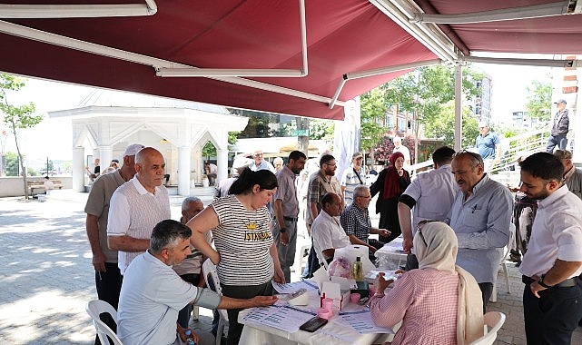 Bağcılar'da camilerde sağlık taraması yapıldı Bağcılar'da camilerde sağlık taraması yapıldı
