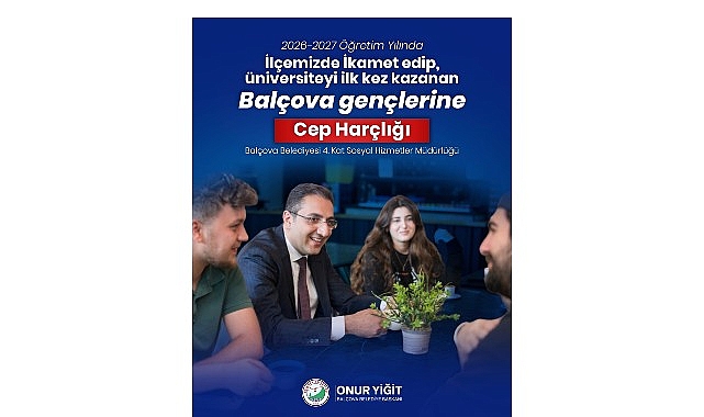 Balçova'dan Üniversiteyi Kazanan Gençlere Cep Harçlığı Desteği Balçova'dan Üniversiteyi Kazanan Gençlere Cep Harçlığı Desteği