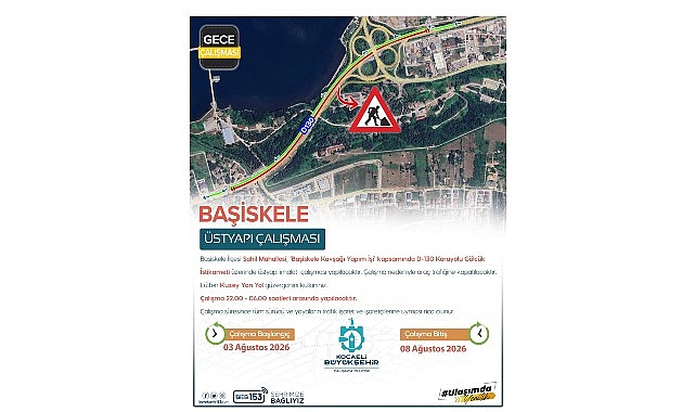 Başiskele Kavşağı'nda trafiğe 8 saatlik mola Başiskele Kavşağı'nda trafiğe 8 saatlik mola
