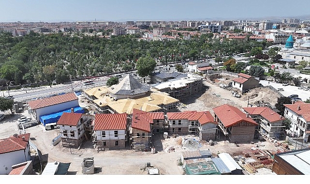 Başkan Altay: “Mevlevi Dergâhı Konya'mızın Manevi Kimliğine Yakışır Bir Eser Olarak Yükseliyor" Başkan Altay: “Mevlevi Dergâhı Konya'mızın Manevi Kimliğine Yakışır Bir Eser Olarak Yükseliyor"