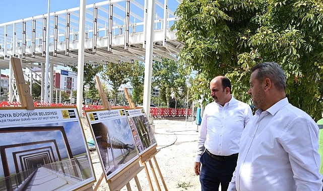 Başkan Altay Yapımı Son Aşamaya Gelen Yazır Yaya Üst Geçidi İnşaatını İnceledi Başkan Altay Yapımı Son Aşamaya Gelen Yazır Yaya Üst Geçidi İnşaatını İnceledi