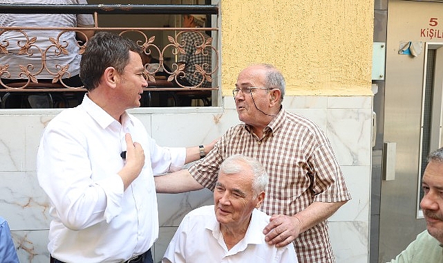 Başkan Aydın Osmangazi'nin Nabzını Sahada Tuttu Başkan Aydın Osmangazi'nin Nabzını Sahada Tuttu