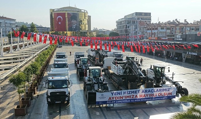 Başkan Çerçioğlu, Büyükşehir Belediyesi'nin Araç Filosunu 150 Milyon Türk Lirası Değerinde Yatırım ile Güçlendirdi Başkan Çerçioğlu, Büyükşehir Belediyesi'nin Araç Filosunu 150 Milyon Türk Lirası Değerinde Yatırım ile Güçlendirdi