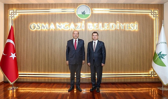 Başkan Erkan Aydın, KKTC 5. Cumhurbaşkanı Ersin Tatar'ı Ağırladı Başkan Erkan Aydın, KKTC 5. Cumhurbaşkanı Ersin Tatar'ı Ağırladı
