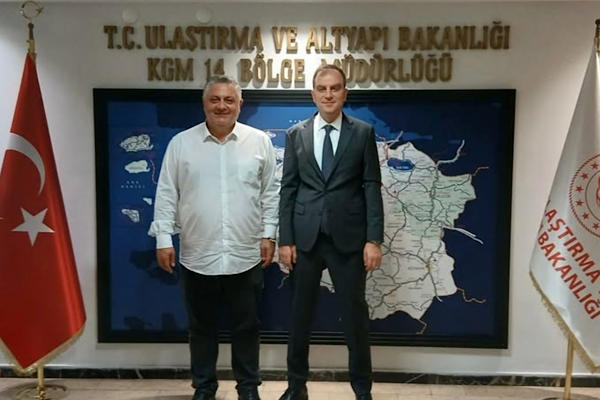 Başkan Gürel, Karayolları Bölge Müdürü Güneş’i ziyaret etti Başkan Gürel, Karayolları Bölge Müdürü Güneş’i ziyaret etti