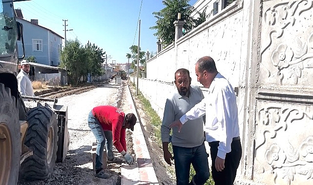 Başkan Mehmet Aydın Mahallelerde Devam Eden Çalışmaları Yerinde İnceledi Başkan Mehmet Aydın Mahallelerde Devam Eden Çalışmaları Yerinde İnceledi