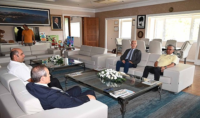 Başkan Topaloğlu, ATSO Başkanı Hacısüleyman ile bir araya geldi Başkan Topaloğlu, ATSO Başkanı Hacısüleyman ile bir araya geldi