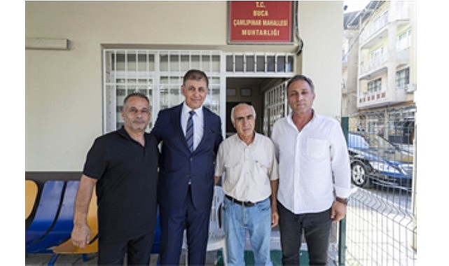 Başkan Tugay'dan Buca'da mahalle turu Başkan Tugay'dan Buca'da mahalle turu