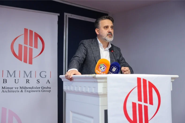 Başkan Vekili Biba, MMG Bursa Şubesi üyeleriyle görüştü Başkan Vekili Biba, MMG Bursa Şubesi üyeleriyle görüştü
