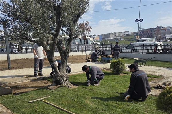 Beylikdüzü'nde park ve yeşil alan çalışmaları sürüyor Beylikdüzü'nde park ve yeşil alan çalışmaları sürüyor