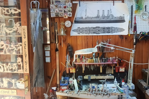 Beyoğlu'nun 50 yıllık maket gemi ustası Beyoğlu'nun 50 yıllık maket gemi ustası