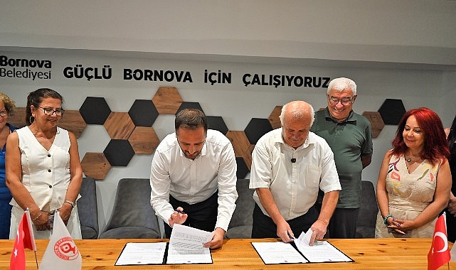 Bornova'nın çınarları için işbirliği protokolü Bornova'nın çınarları için işbirliği protokolü