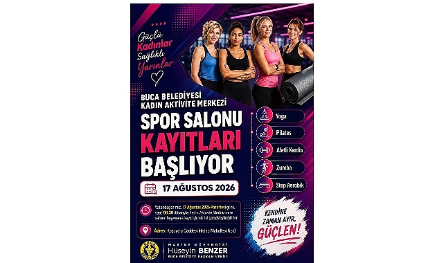 Buca Belediyesi Kadın Aktivite Merkezi'nde yeni dönem spor kayıtları başladı Buca Belediyesi Kadın Aktivite Merkezi'nde yeni dönem spor kayıtları başladı