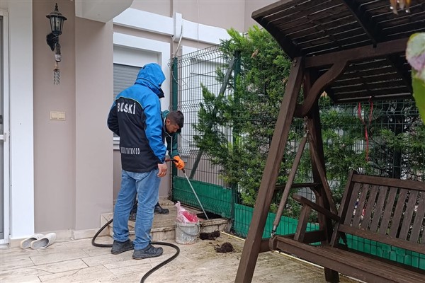 Bursa Büyükşehir Belediyesi yağış nedeniyle 645 olaya müdahale etti