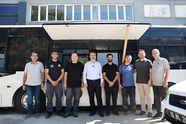  Bursa Büyükşehir'in mobil afet araçlarında sona gelindi