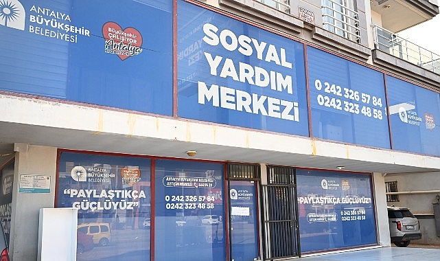 Büyükşehir Sosyal Yardım Merkezi'nde ihtiyaç sahiplerine destek 