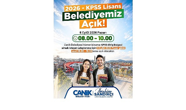 Canik Belediyesi'nden KPSS Nöbeti Canik Belediyesi'nden KPSS Nöbeti