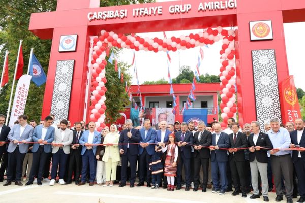 Çarşıbaşı’na modern itfaiye hizmet binası kazandırıldı Çarşıbaşı’na modern itfaiye hizmet binası kazandırıldı