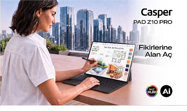 Casper PAD Z10 Pro: Tablet Kadar Mobil, Laptop Kadar Üretken Casper PAD Z10 Pro: Tablet Kadar Mobil, Laptop Kadar Üretken