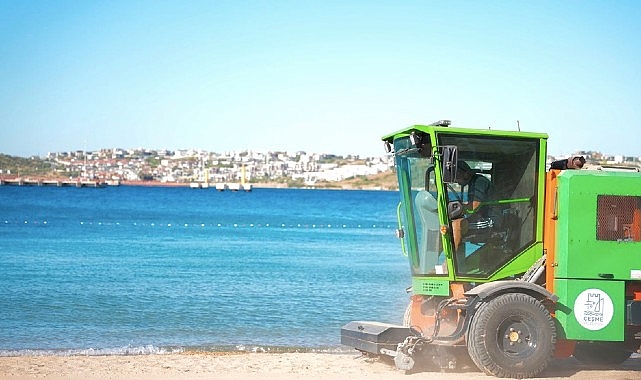 Çeşme'de yaz yoğunluğuna karşı temizlik seferberliği: Atık miktarı haziranda 5 bin tonu aştı Çeşme'de yaz yoğunluğuna karşı temizlik seferberliği: Atık miktarı haziranda 5 bin tonu aştı