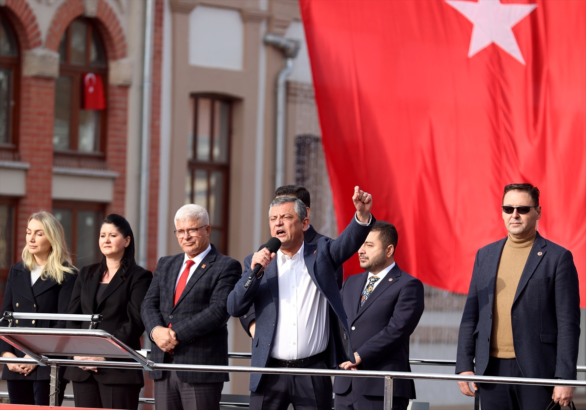 CHP Genel Başkanı Özel partisinin Edirne mitinginde konuştu: CHP Genel Başkanı Özel partisinin Edirne mitinginde konuştu: