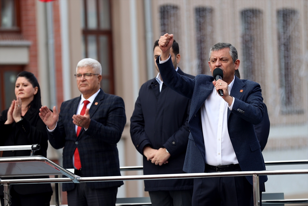 CHP Genel Başkanı Özel partisinin Edirne mitinginde konuştu: CHP Genel Başkanı Özel partisinin Edirne mitinginde konuştu: