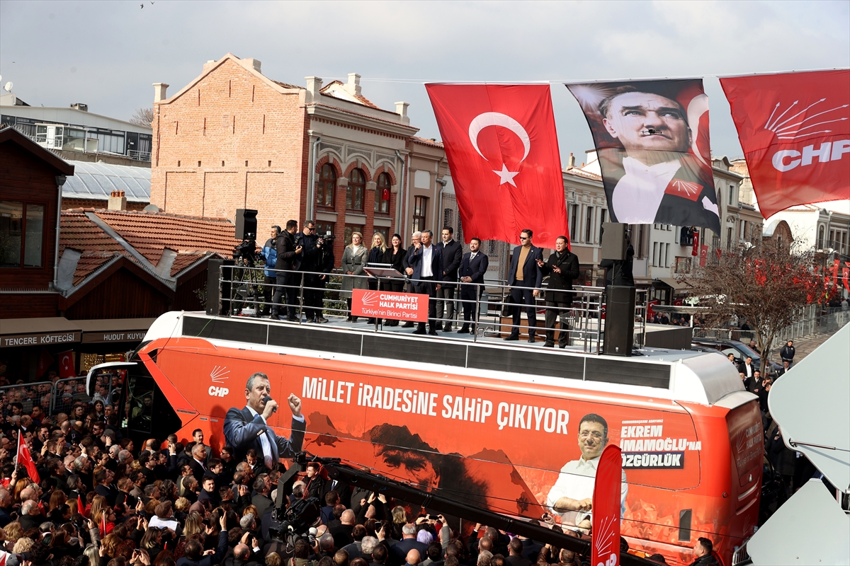 CHP Genel Başkanı Özel partisinin Edirne mitinginde konuştu: CHP Genel Başkanı Özel partisinin Edirne mitinginde konuştu: