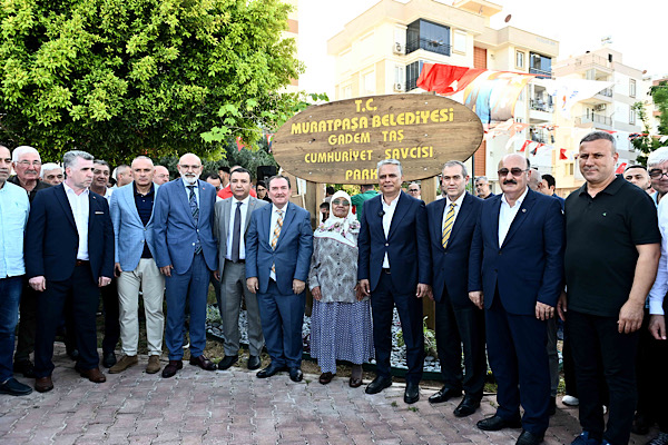 Cumhuriyet Savcısı Gadem Taş’ın adı Muratpaşa’da parka verildi Cumhuriyet Savcısı Gadem Taş’ın adı Muratpaşa’da parka verildi
