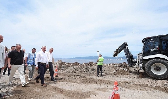 Değirmendere sahili yeni bir yüze kavuşuyor Değirmendere sahili yeni bir yüze kavuşuyor