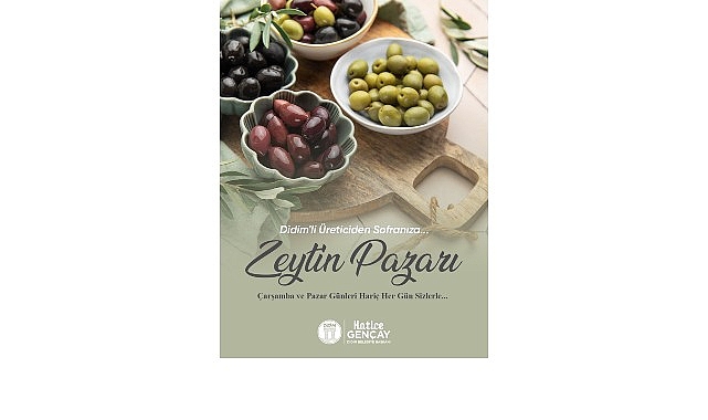 Didim Belediye Başkanı Hatice Gençay: “Zeytin Üreticilerimiz İçin Yeni Bir Satış Alanı Oluşturuyoruz" Didim Belediye Başkanı Hatice Gençay: “Zeytin Üreticilerimiz İçin Yeni Bir Satış Alanı Oluşturuyoruz"