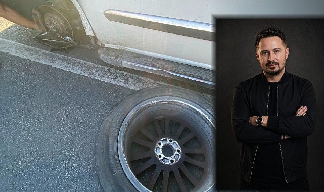 DJ Mahmut Görgen Ölümden Döndü! Seyir Halindeki Aracın Tekeri Fırladı DJ Mahmut Görgen Ölümden Döndü! Seyir Halindeki Aracın Tekeri Fırladı