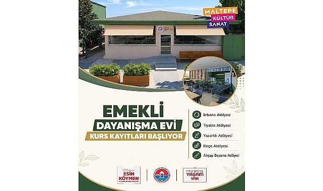 Emekli Dayanışma Evi'nde Ücretsiz Kurslar Dönemi Başlıyor Emekli Dayanışma Evi'nde Ücretsiz Kurslar Dönemi Başlıyor