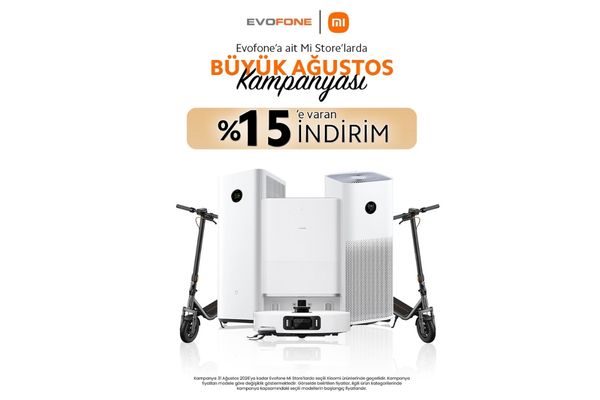EVOFONE Mi Store'larda Xiaomi ekosisteminde 5.499 TL'ye varan avantaj EVOFONE Mi Store'larda Xiaomi ekosisteminde 5.499 TL'ye varan avantaj