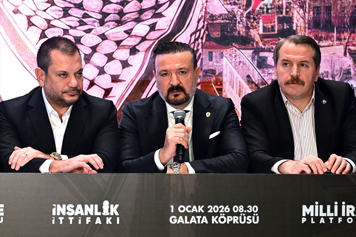 Galata Köprüsü'nde 1 Ocak'ta düzenlenecek Filistin eylemi için ortak çağrı