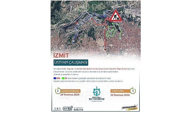 Gazanfer Bilge Bulvarı trafiğe kapatılacak Gazanfer Bilge Bulvarı trafiğe kapatılacak
