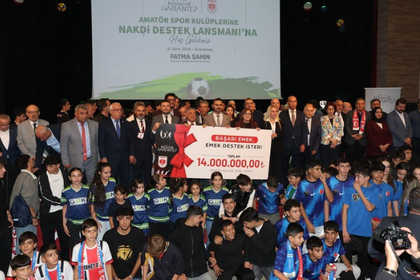 Gaziantep Büyükşehirden amatör spora 14 milyon TL destek Gaziantep Büyükşehirden amatör spora 14 milyon TL destek