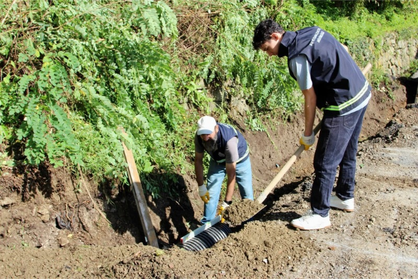 Giresun'a 18 kilometrelik altyapı yatırımı Giresun'a 18 kilometrelik altyapı yatırımı