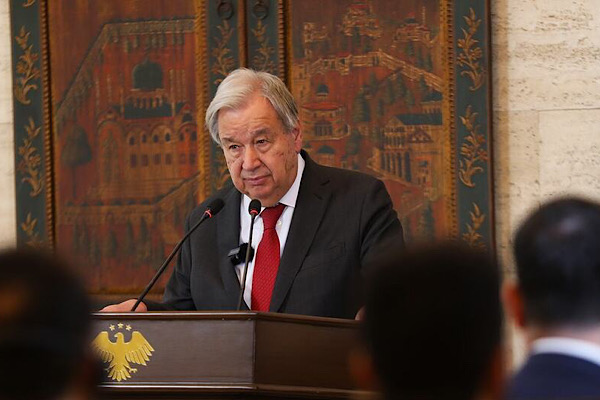 Guterres, Bağdat saldırısında hayatını kaybeden BM çalışanlarını andı Guterres, Bağdat saldırısında hayatını kaybeden BM çalışanlarını andı